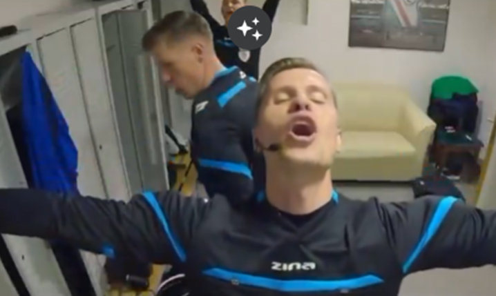 Tak sędziowie Ekstraklasy ''RELAKSUJĄ SIĘ'' przed meczem xD [VIDEO]